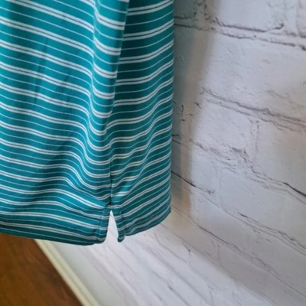 Izod Golf Men's Striped Stretch Polo Shirt Size Small